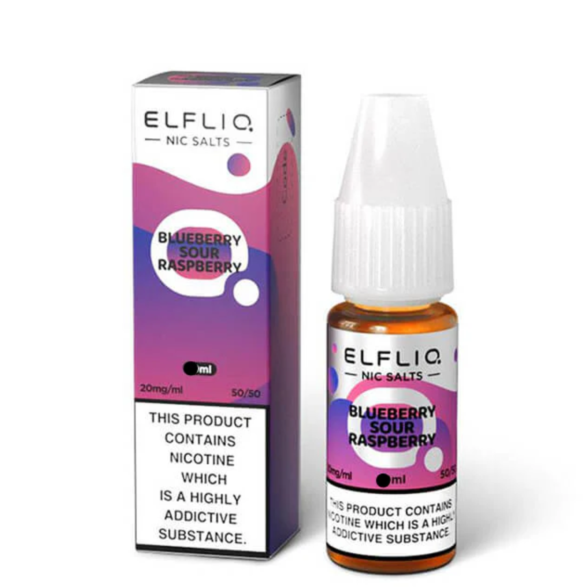 Blueberry Sour Raspberry Nic Salt E-Liquid by Elf Bar Elfliq