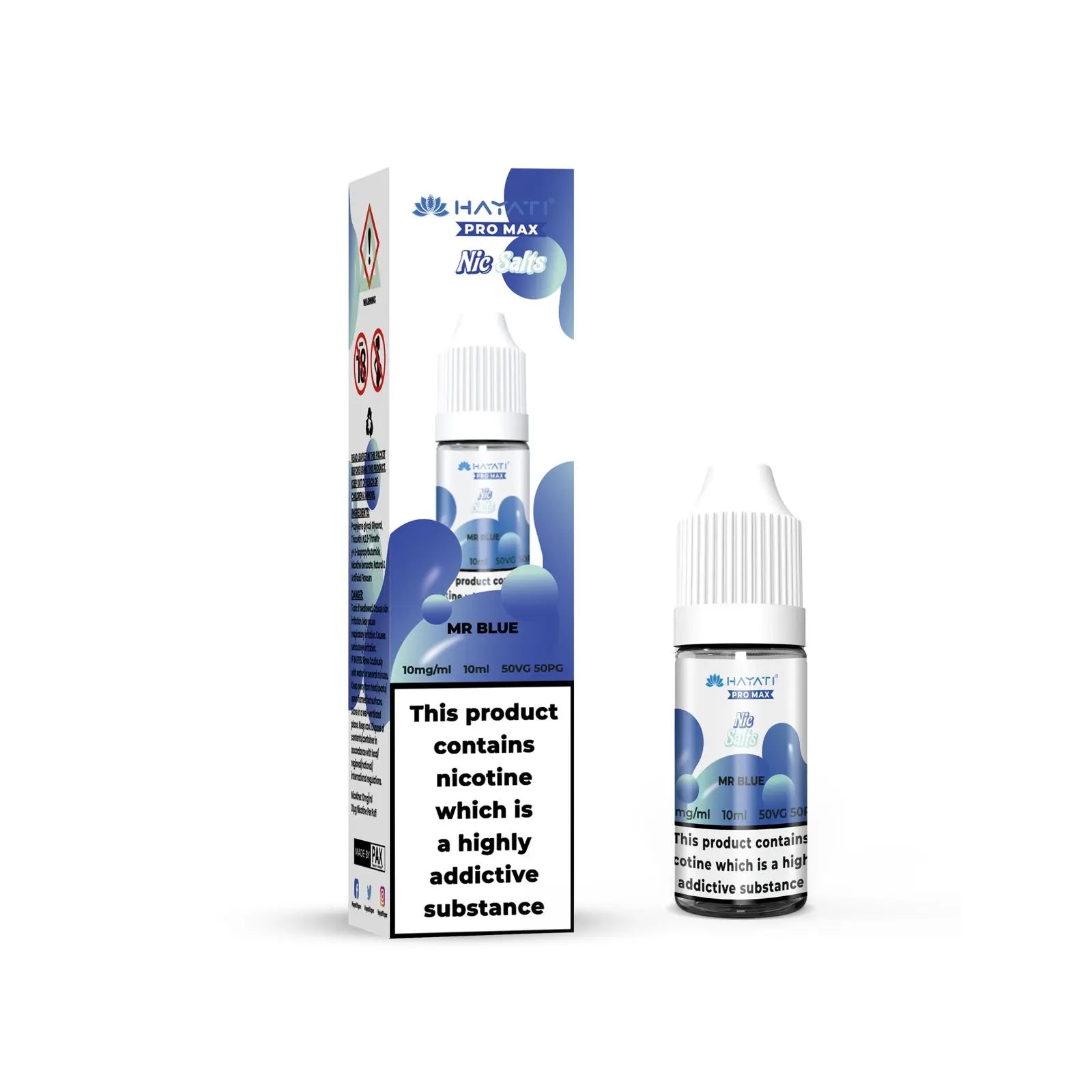 Mr Blue E-Liquid by Hayati Pro Max Nic Salts