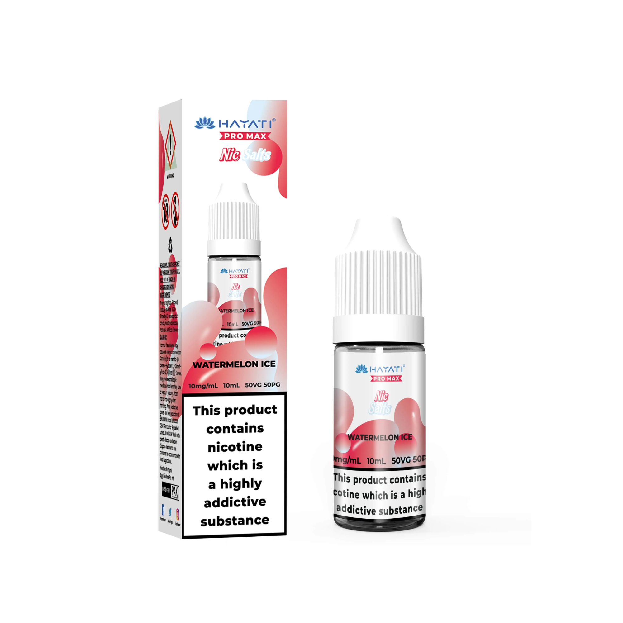Watermelon Ice E-Liquid by Hayati Pro Max Nic Salts
