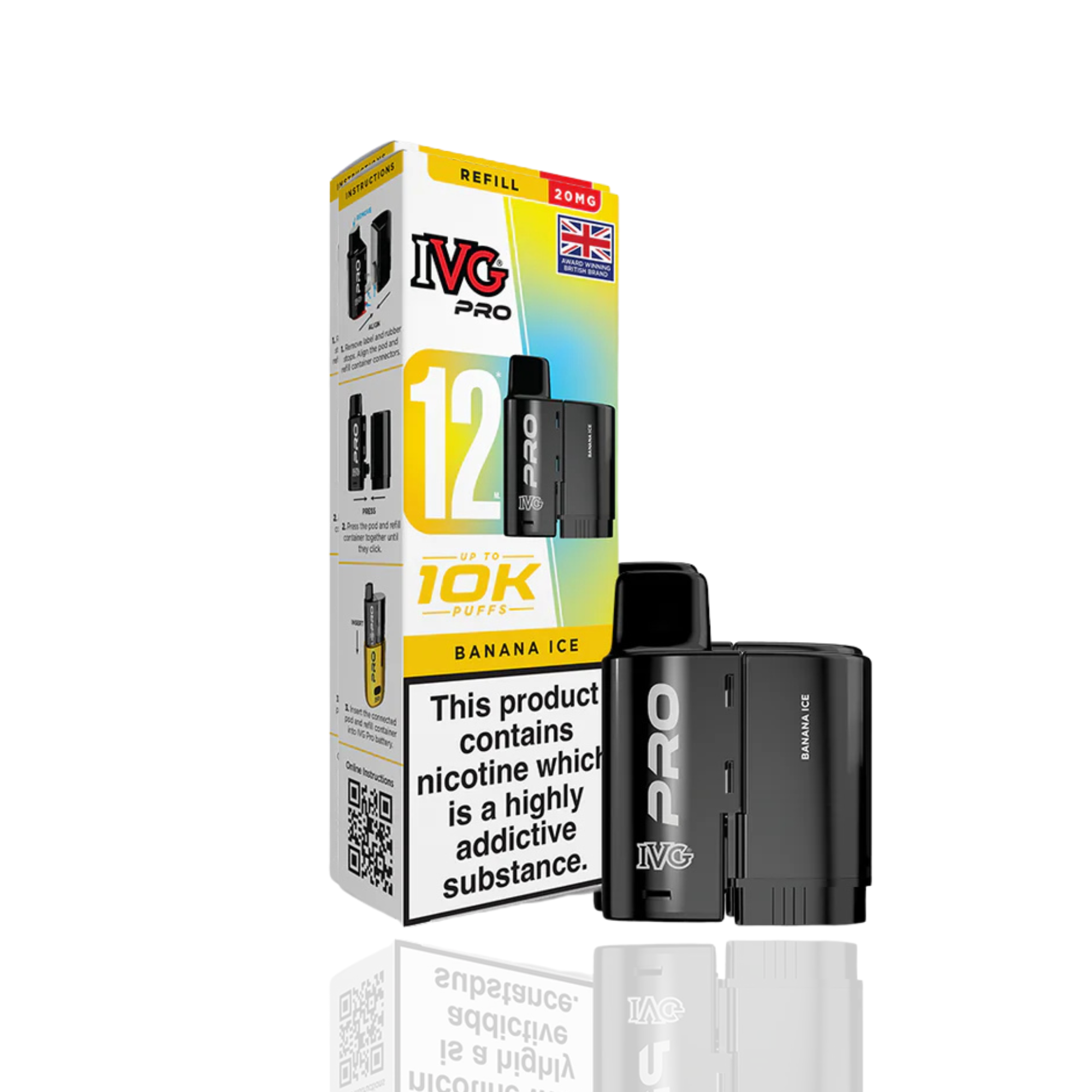 IVG Pro 12 Prefilled Pod  Banana Ice