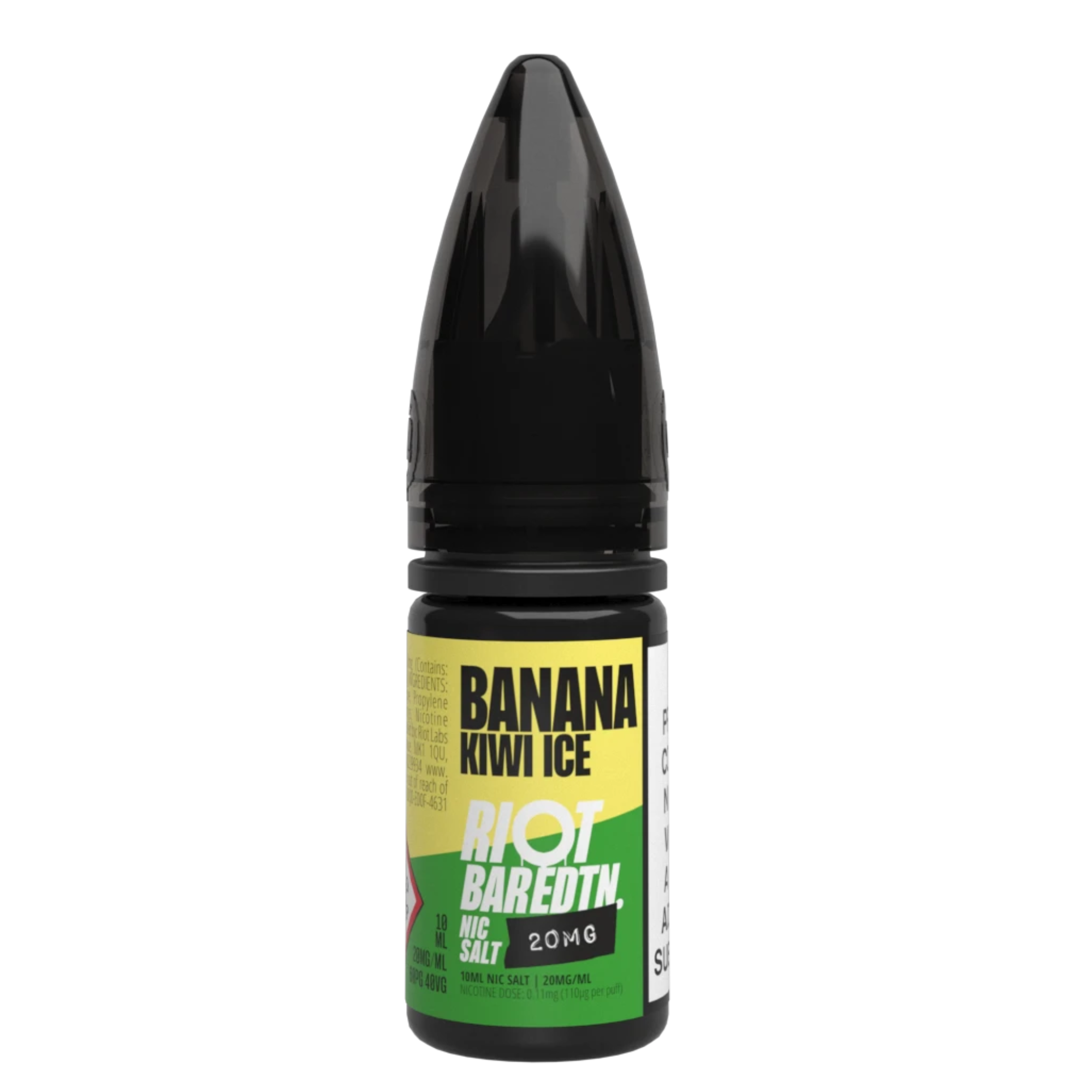 Banana Kiwi Ice Nic Salt E-Liquid by Riot Bar Edition