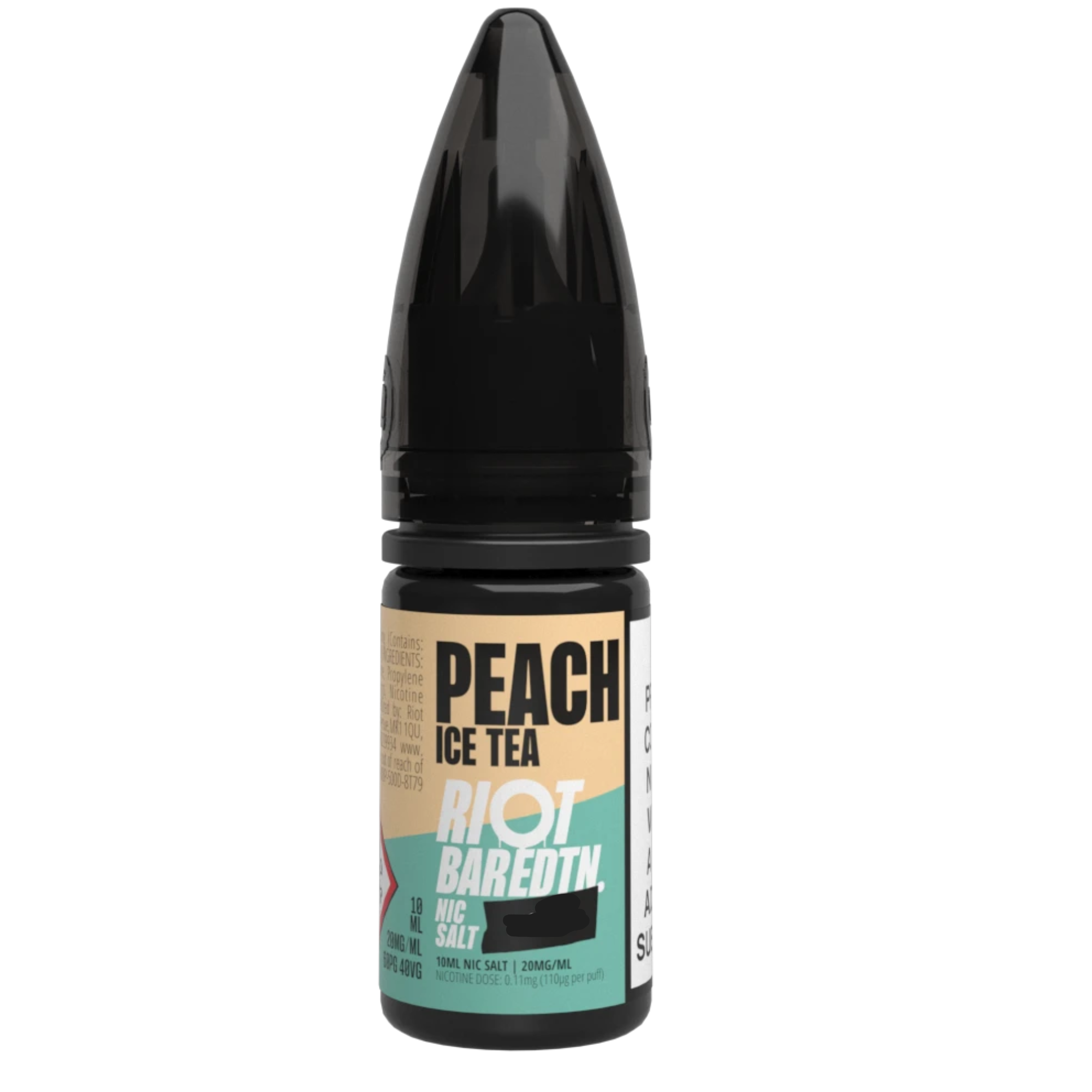 Peach Ice Tea Nic Salt E-Liquid by Riot Bar Edition
