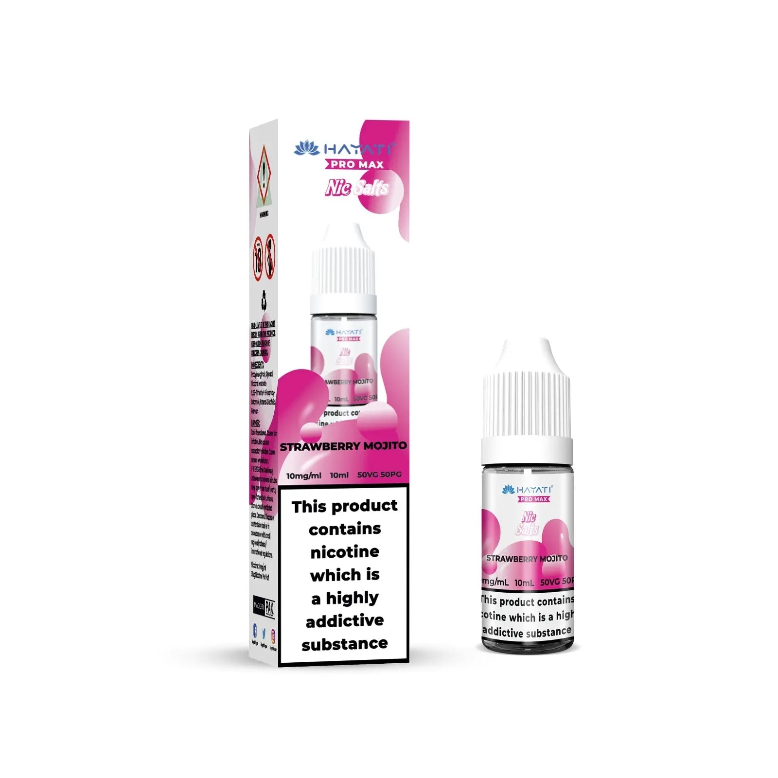 Strawberry Mojito E-Liquid by Hayati Pro Max Nic Salts
