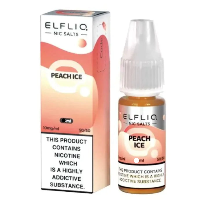 Peach Ice Nic Salt E-Liquid by Elf Bar Elfliq