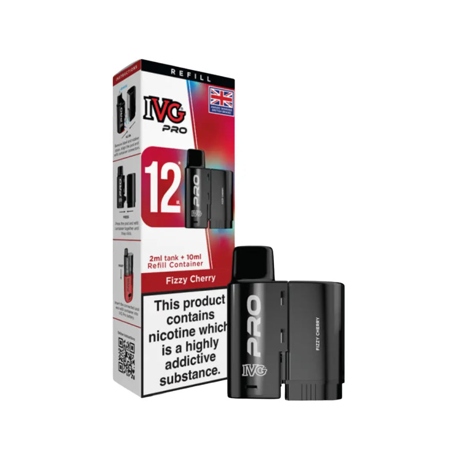 IVG Pro 12 Prefilled Pod  Fizzy Cherry