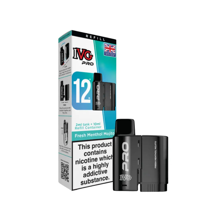 IVG Pro 12 Prefilled Pod  Fresh Menthol Mojito
