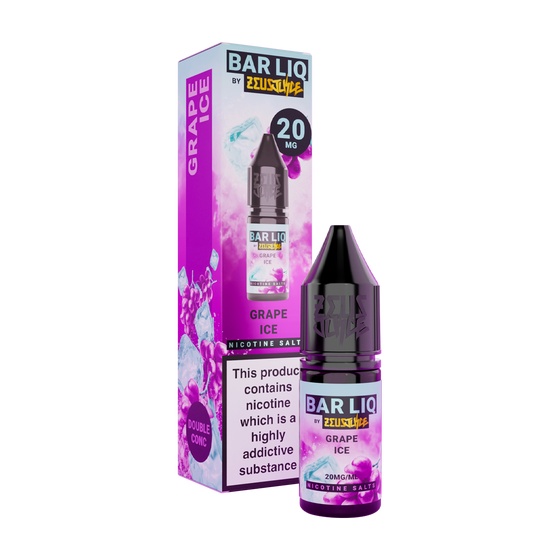 Grape Ice Nic Salt E-Liquid by Bar Liq