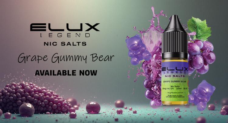 ELUX Legend Grape Gummy Bear Nic Salt - Award-Winning Premium E-Liquid