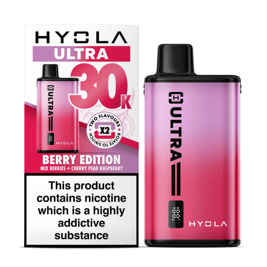 HYOLA ULTRA 30K PRE-FILLED POD VAPE KIT - Berry Edition