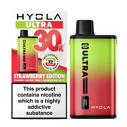 HYOLA ULTRA 30K PRE-FILLED POD VAPE KIT - Strawberry Edition