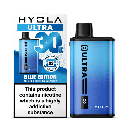 HYOLA ULTRA 30K PRE-FILLED POD VAPE KIT - Blue Edition