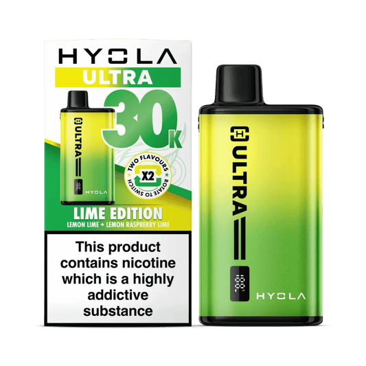 HYOLA ULTRA 30K PRE-FILLED POD VAPE KIT - Lime Edition