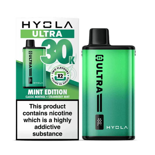 HYOLA ULTRA 30K PRE-FILLED POD VAPE KIT - Mint Edition