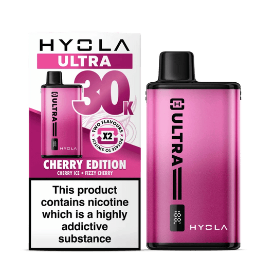 HYOLA ULTRA 30K PRE-FILLED POD VAPE KIT - Cherry Edition