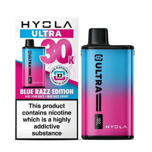 HYOLA ULTRA 30K PRE-FILLED POD VAPE KIT - Blue Razz Edition