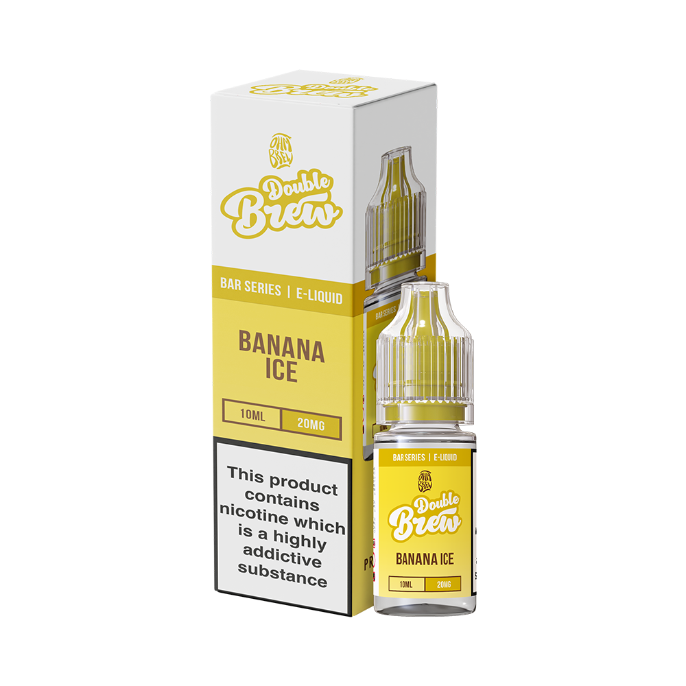 Ohm Brew Double Brew Bar Series Banana Ice Nic Salt E-Liquid