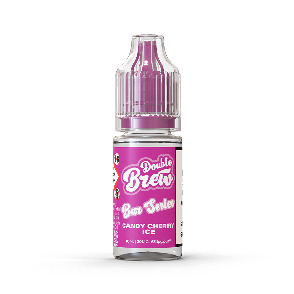 Ohm Brew Double Brew Bar Series Candy Cherry Ice Nic Salt E-Liquid