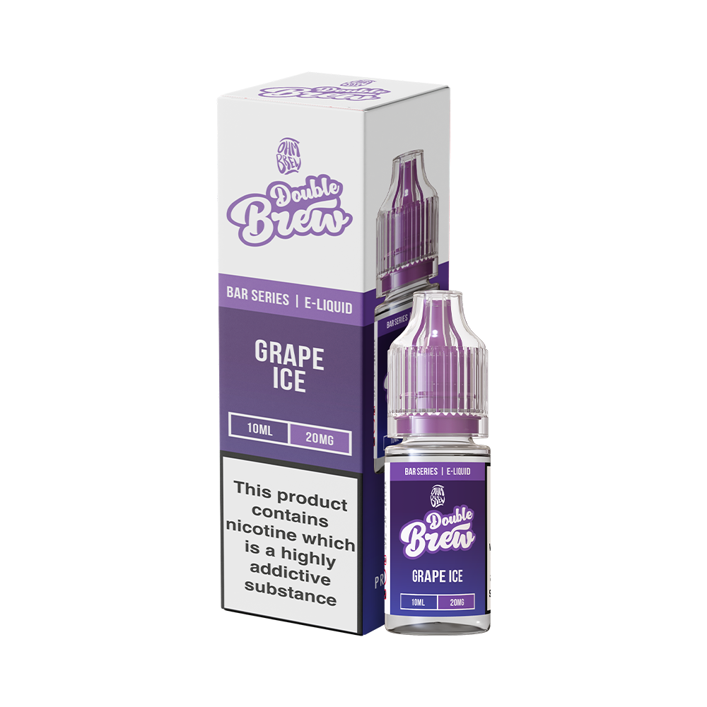 Ohm Brew Double Brew Bar Series Grape Ice Nic Salt E-Liquid