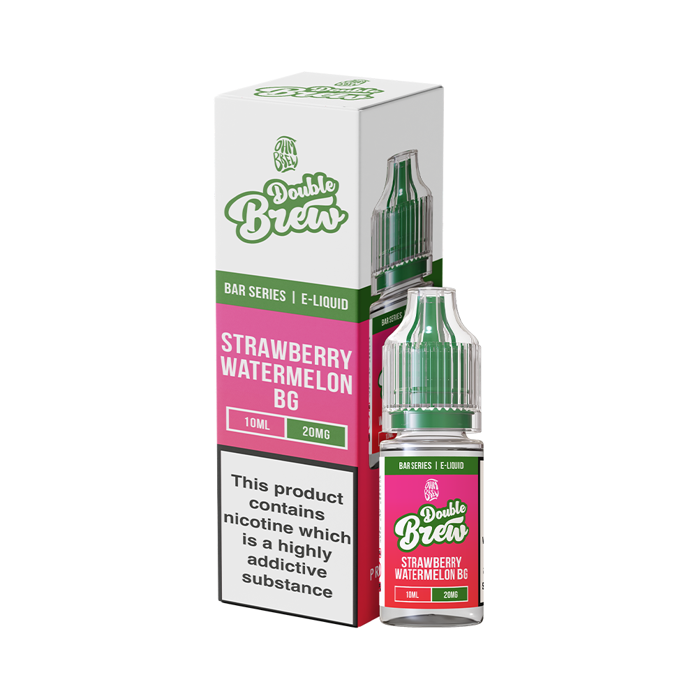 Ohm Brew Double Brew Bar Series Strawberry Watermelon Bubblegum Nic Salt E-Liquid