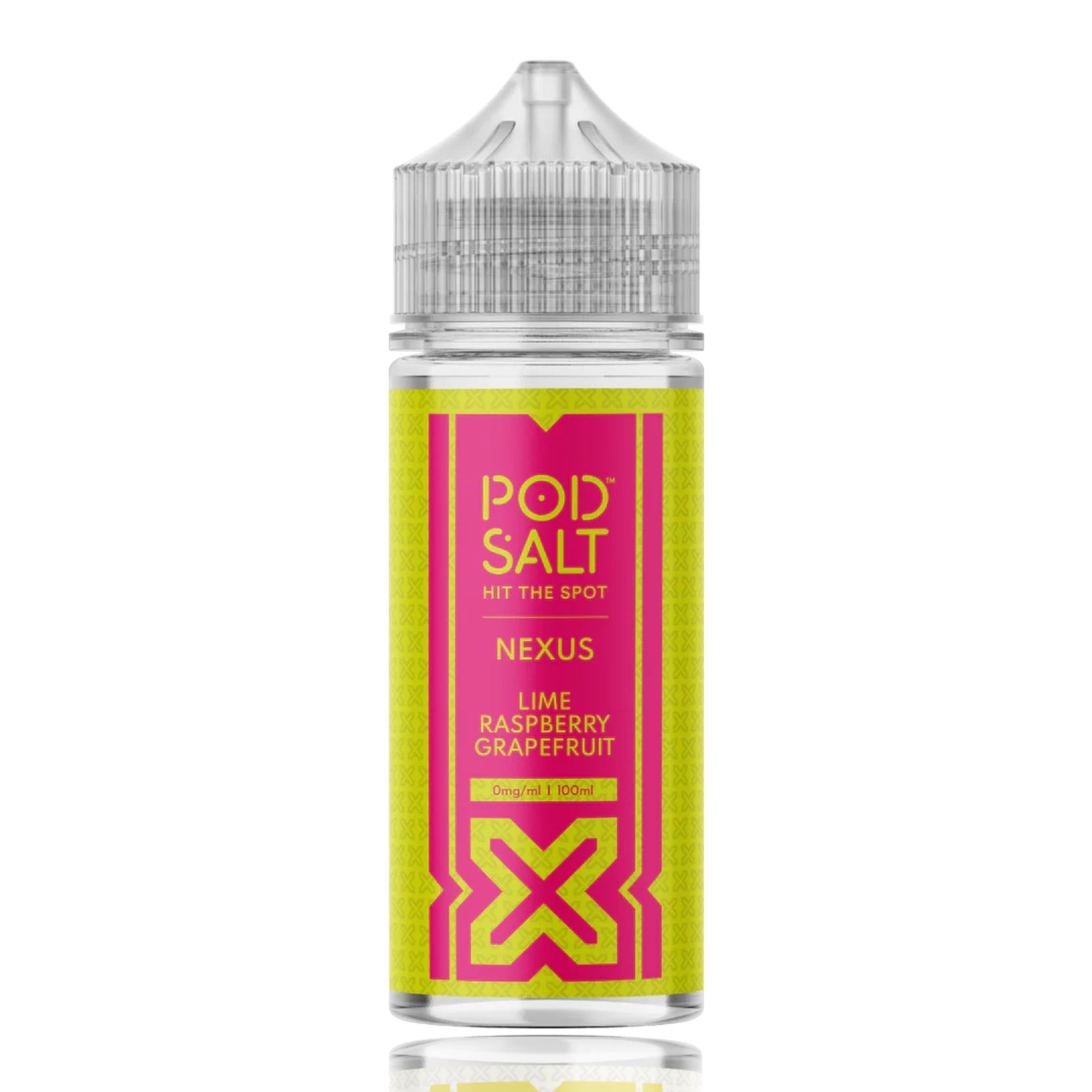Lime Raspberry Grapefruit Shortfill E-Liquid by Pod Salt Nexus