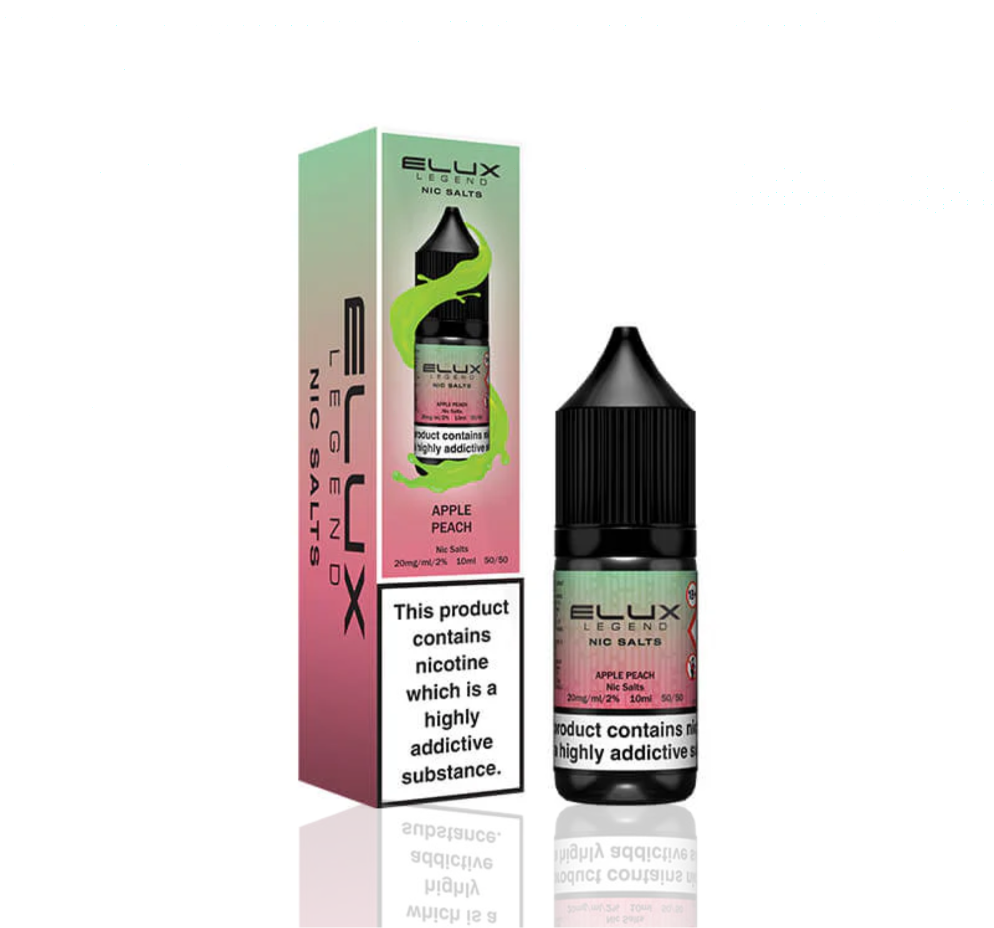 Elux Legend Apple Peach Nic Salt Vape Juice