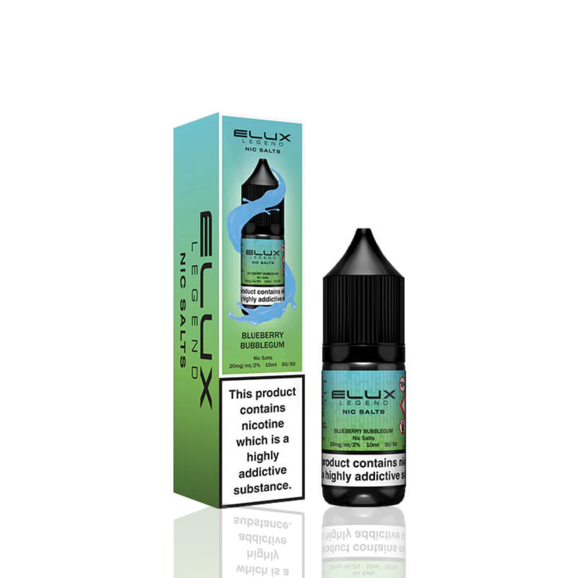 Elux Legend Blueberry Bubblegum Nic Salt Vape Juice