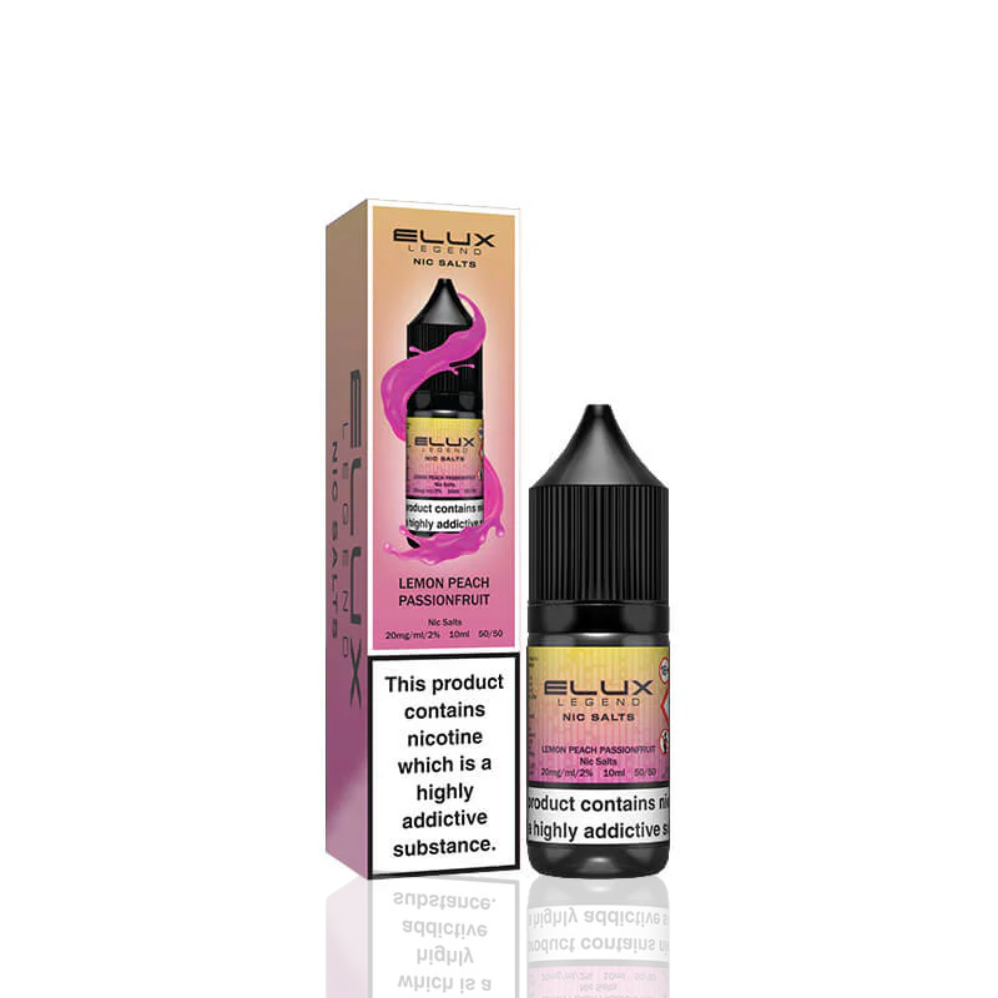 Elux Legend Lemon Peach Passionfruit Nic Salt E-Liquid