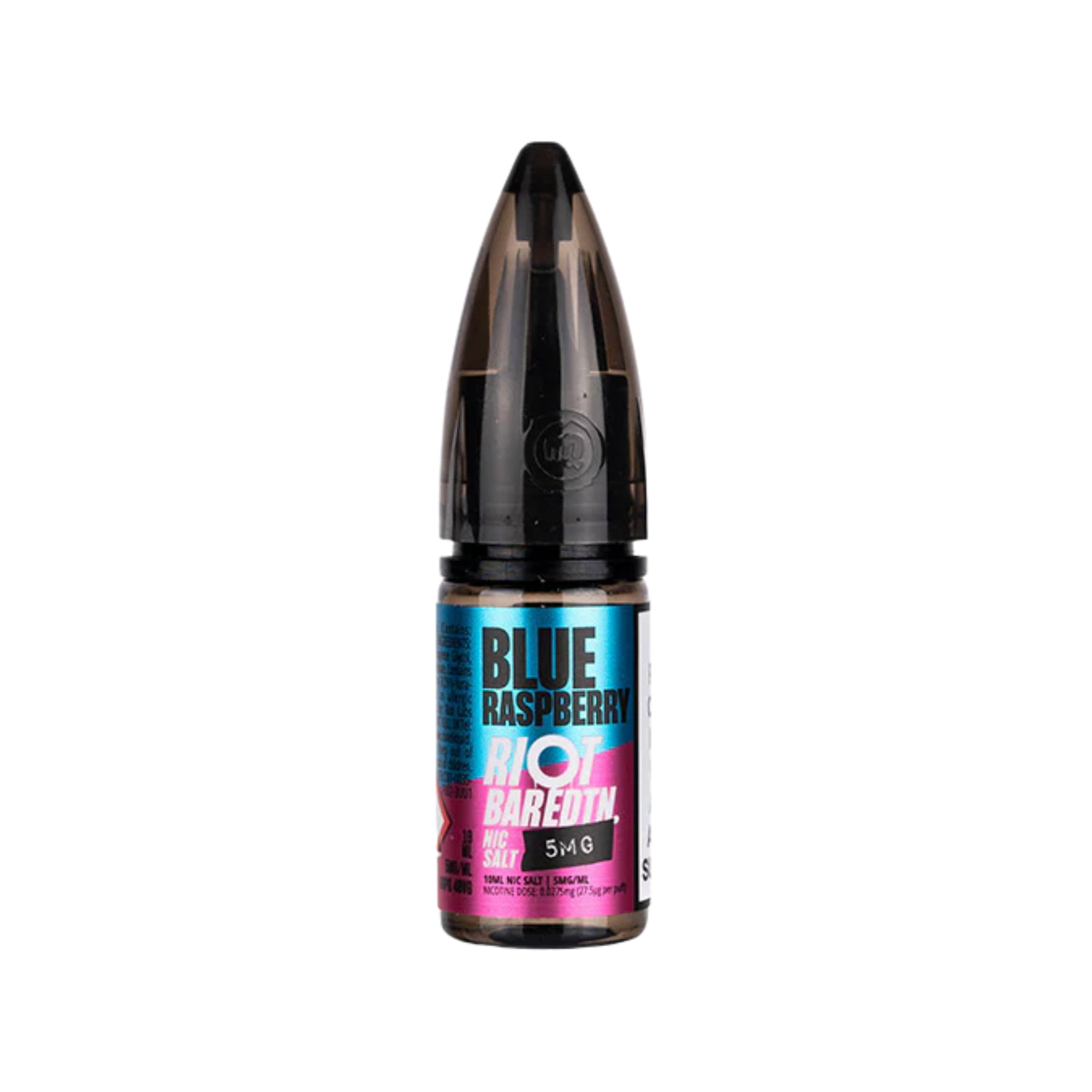 Riot BAR Blue Raspberry Nic Salt 5mg Smooth Low Strength E-Liquid
