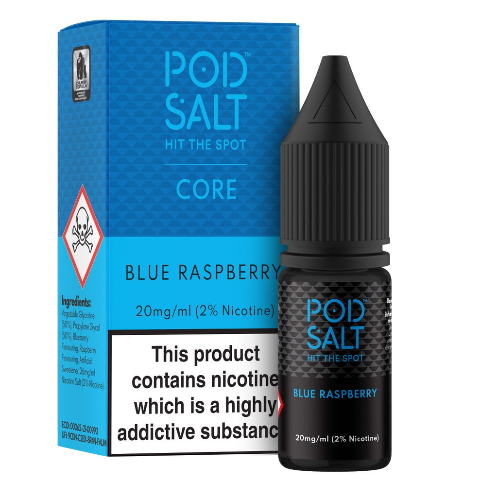 Pod Salt Blue Raspberry Nic Salt