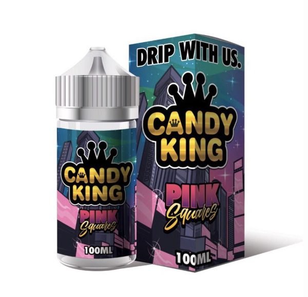 candy king 100ml eliquid pink squares