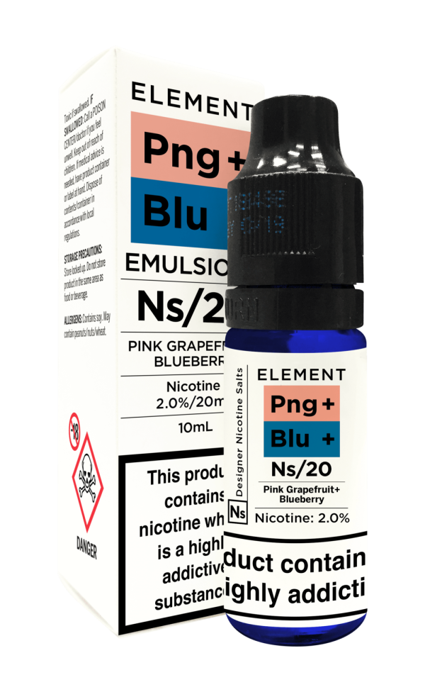 Element Pink Grapefruit Blueberry Nic Salt