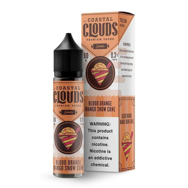 Blood Orange Mango Snow Cone by Coastal Clouds