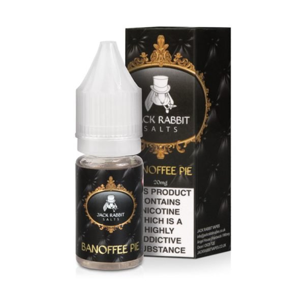 banoffee pie nicotine salt eliquid by jack rabbit vapes 1