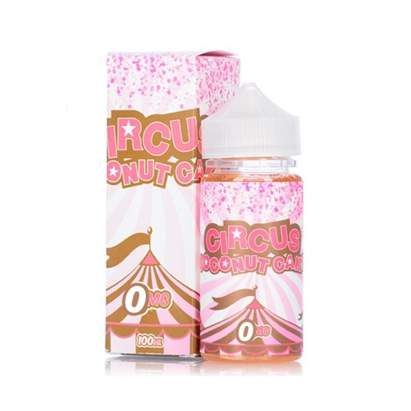 circus coconut cake 100ml eliquid shortfills by circus eliquids