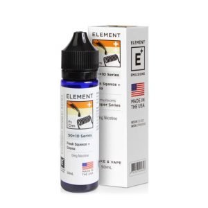 element emulsions fresh squeeze crema 50ml eliquid shortfill bottle with box