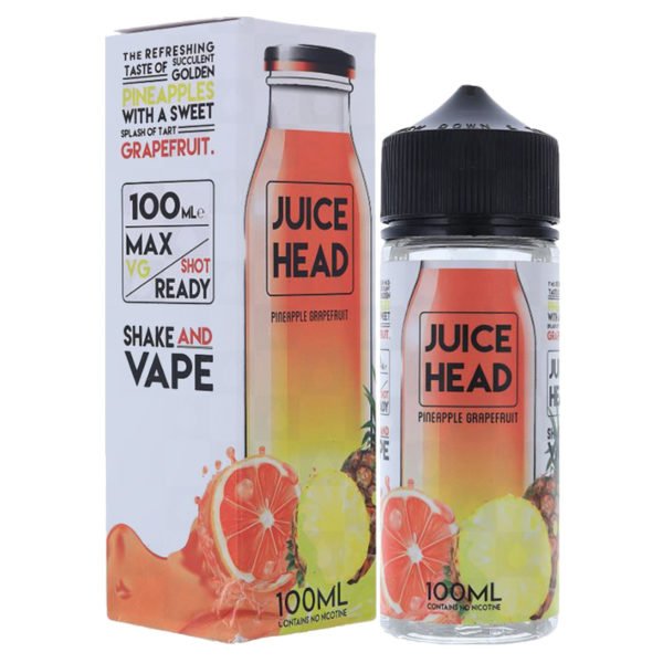 juice head pineapple grapefruit 100ml eliquid shortfill bottle with box