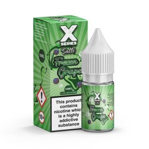x series frozen grape nicotine salt eliquid bottle with box 600x600 1
