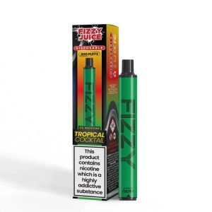 fizzy juice tropical cocktail disposable vape pod bar with box 1
