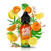 Just Juice Exotic Fruits Lulo Citrus 50ml Eliquid shortfill bottle with fruit backcground 100x100 1