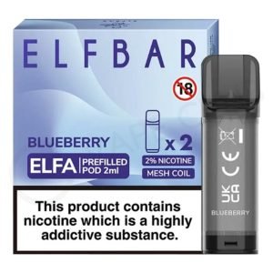 blueberry elf bar elfa prefilled pod