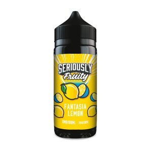 doozy seriously fruity fantasia lemon 100ml eliquid shortfill bottle