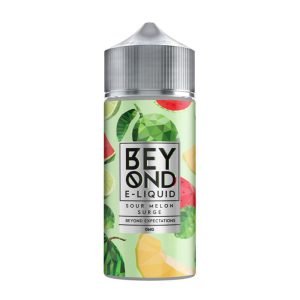 ivg beyond sour melon surge 100ml eliquid shortfill bottle