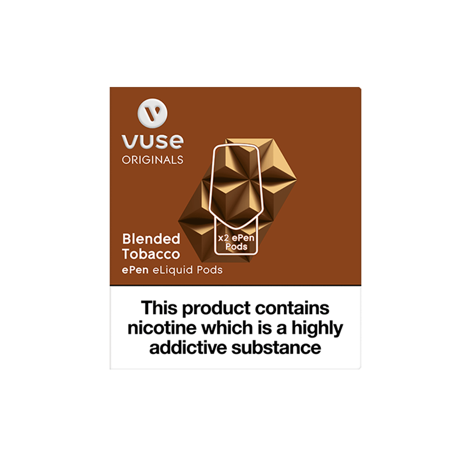 vuse uk vaping epen blended tobacco eliquid pods front 960 930