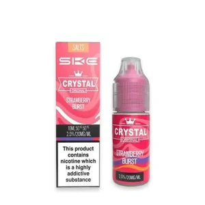 SKE Crystal Strawberry Burst E-Liquid Packaging