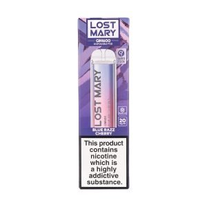 Lost Mary QM600 Blue Razz Cherry Disposable Vape Pen