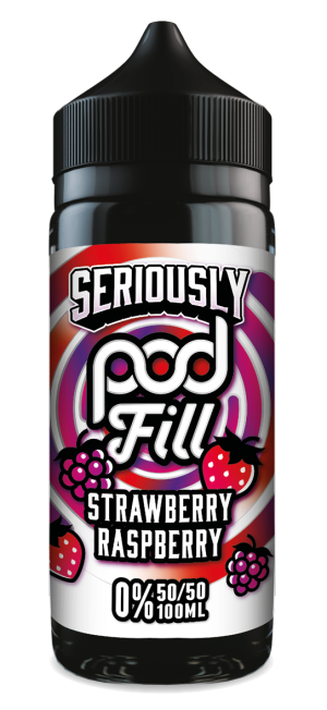 Strawberry Raspberry Seriously PodFill 100ml Large 1