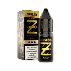 midas zeus juice 12mg 10ml freebase white