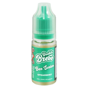 Spearmint Nic Salt E Liquid by Double Brew