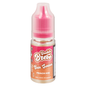 Peach Ice Nic Salt E-Liquid by Double Brew